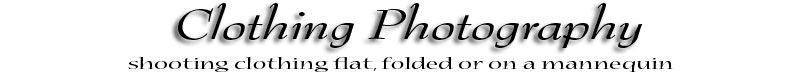 clothing photography